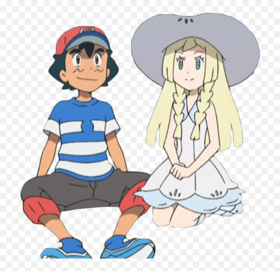 Vp - Pokémon Thread 33759482 Sitting Png,Anime Couple Png