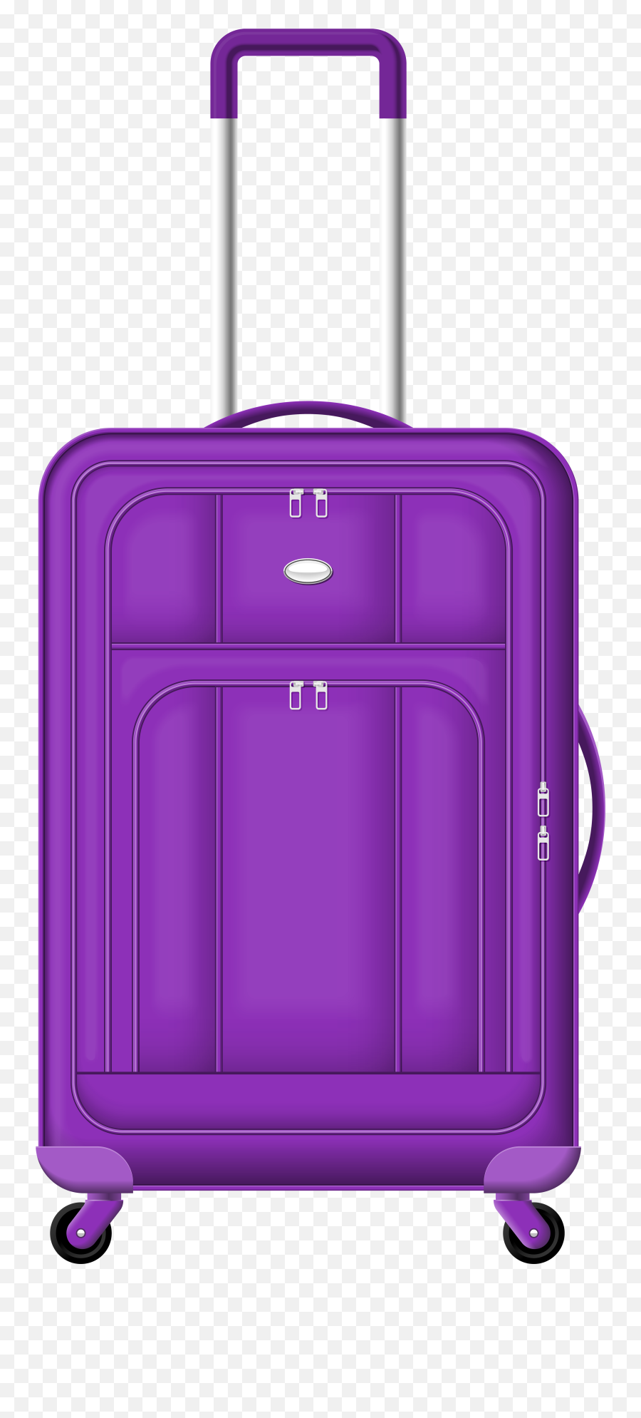 Suitcase Png - Transparent Stock Travel Bag Clip Art Image Purple Luggage Clipart,Suitcase Png