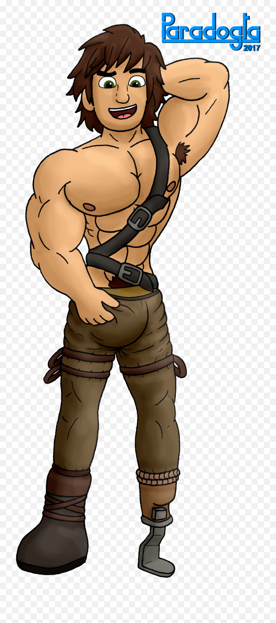 Download Older Muscle Hiccup By Paradogta - Dbmwir7 Train Hiccup How To Train Your Dragon Hot Png,Muscle Png