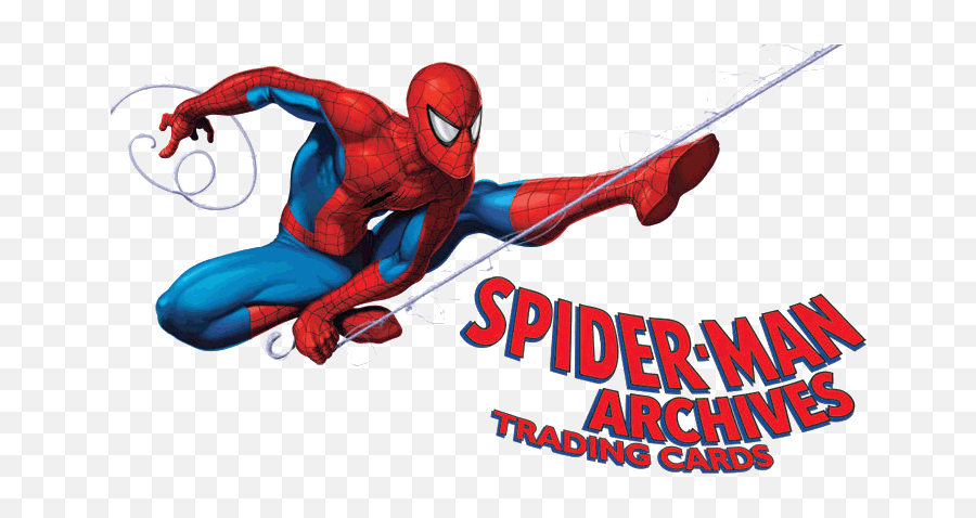 Spider - Man Archives Trading Cards Cartoon Spider Man Side View Png,Spider Man Logo Images