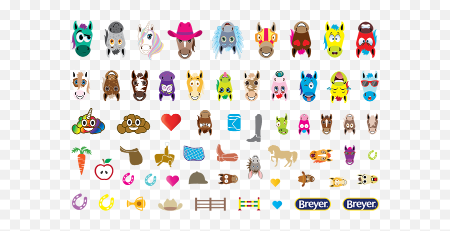 Decorate Emoji Horse - Breyer Emoji Horse Png,Celebration Emoji Png