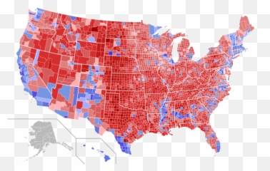 Cambridge Analytica The Darker Side Of Big Data Global - County 2016 Presidential Election Map png