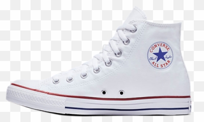 Converse White All Star Hi Top - All Star American Shoes Png,Converse All Star Logos
