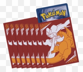 Unbroken Bonds Etb - Charizard U0026 Reshiram Sleeves And Deck Pokemon Tcg Card Sleeves Png,Charizard Transparent