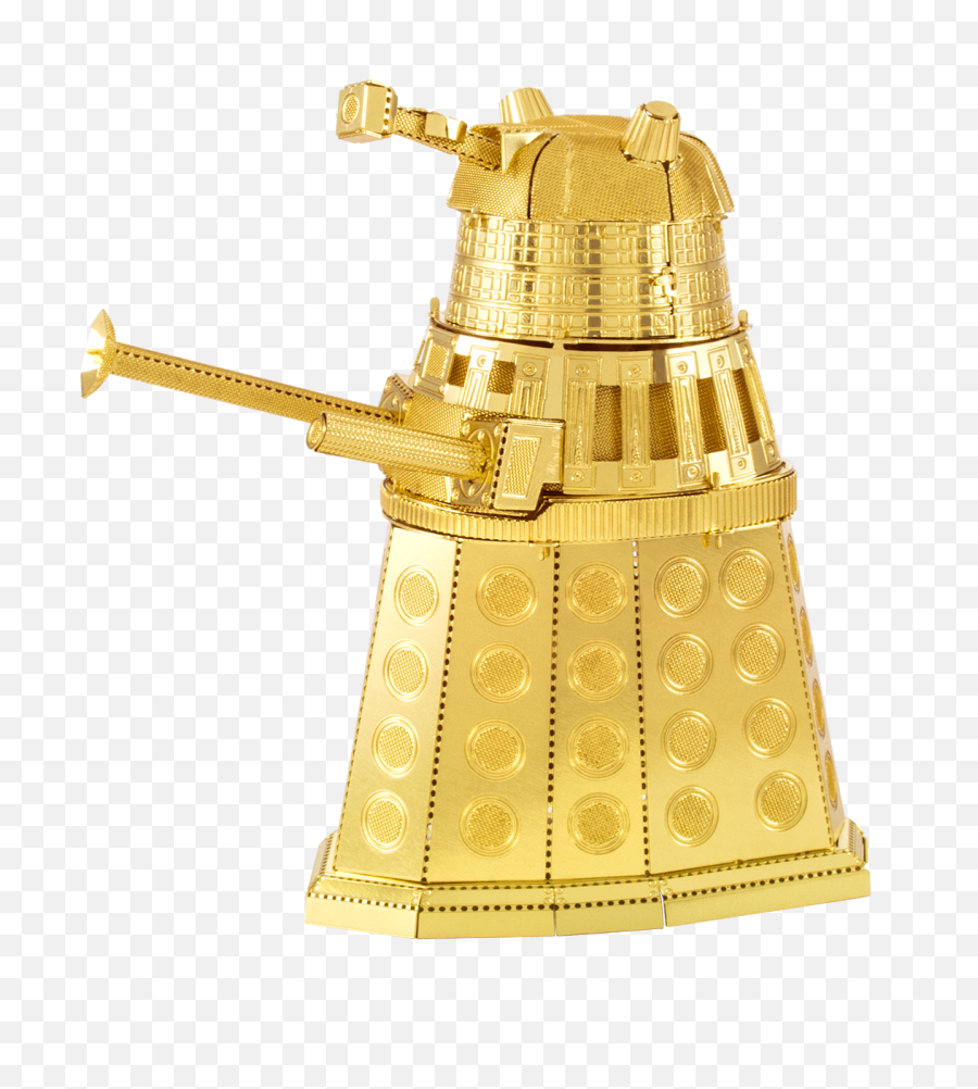 Fascinations Metal Earth Doctor Who Gold Dalek - Metal Earth Dalek Png,Tardis Transparent