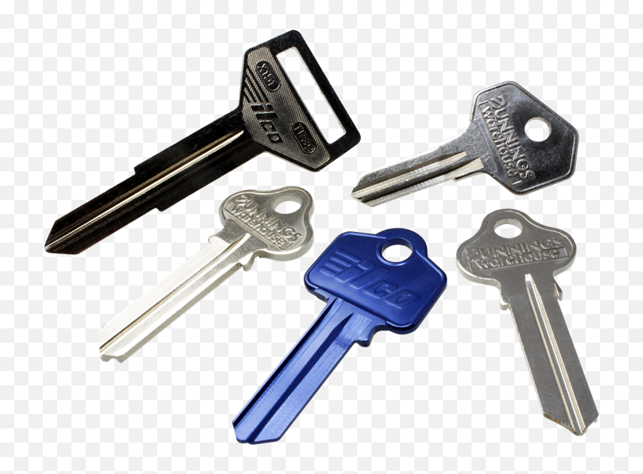 Download Hd Ilco Silver Nickel Plated House Key - Key Bunnings Warehouse Keys Png,House Key Png
