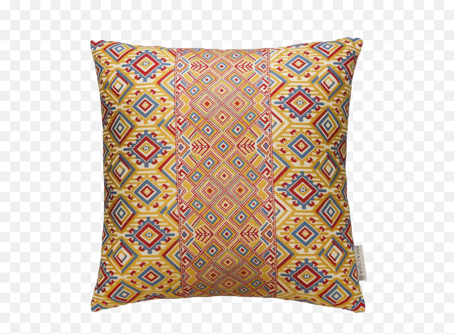 Nahuala Square Pillow Yellow Multi - Decorative Png,Yellow Square Png