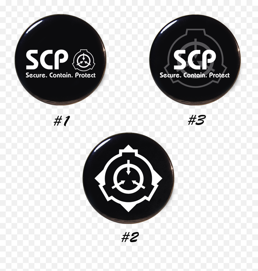 Scp Foundation Pin Backs Logo Png Transparent