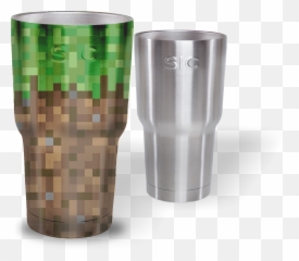 Minecraft Grass Block - Damascus Steel Hydrographic Film HD png