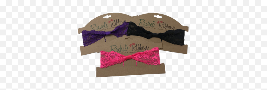 Headbands - Lace Stretch Rachels Ribbons Bow Png,Lace Ribbon Png