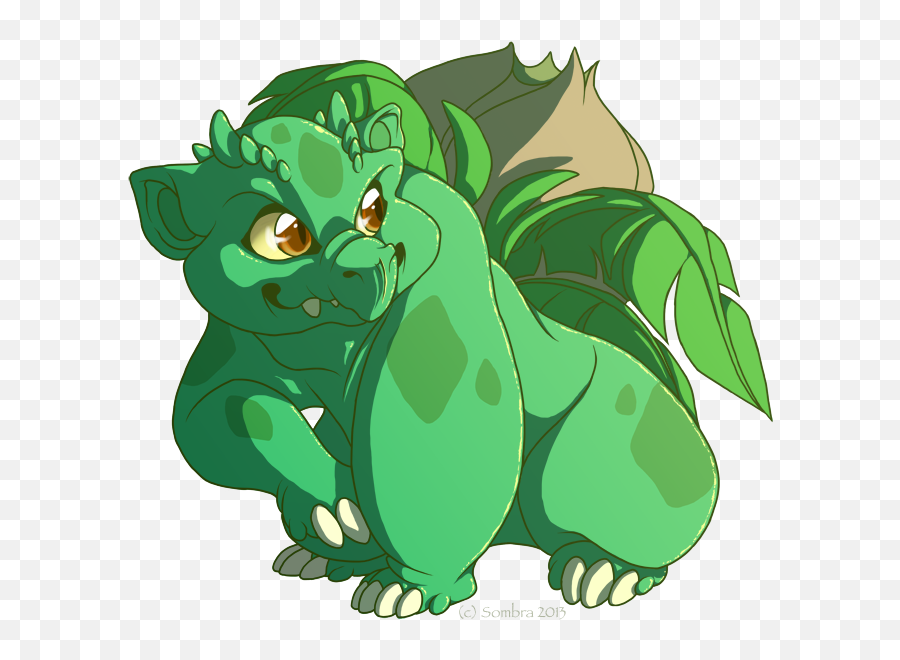 002 Ivysaur U2014 Weasyl - Fictional Character Png,Ivysaur Png