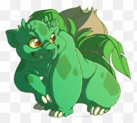 002 Ivysaur U2014 Weasyl - Fictional Character Png,Ivysaur Png