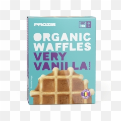 6 X Organic Very Vanilla Flavor Waffles 25 G - Belgian Waffle Png,Waffles Png