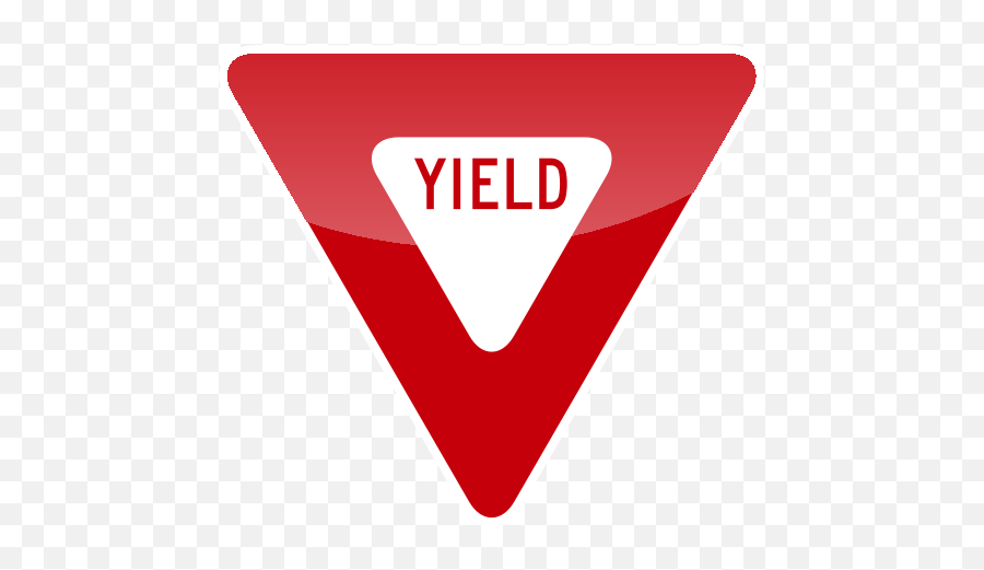 Winding Road Sign Svgvectorpublic Domain Icon Park - Yield Road Sign Png,Winding Road Icon