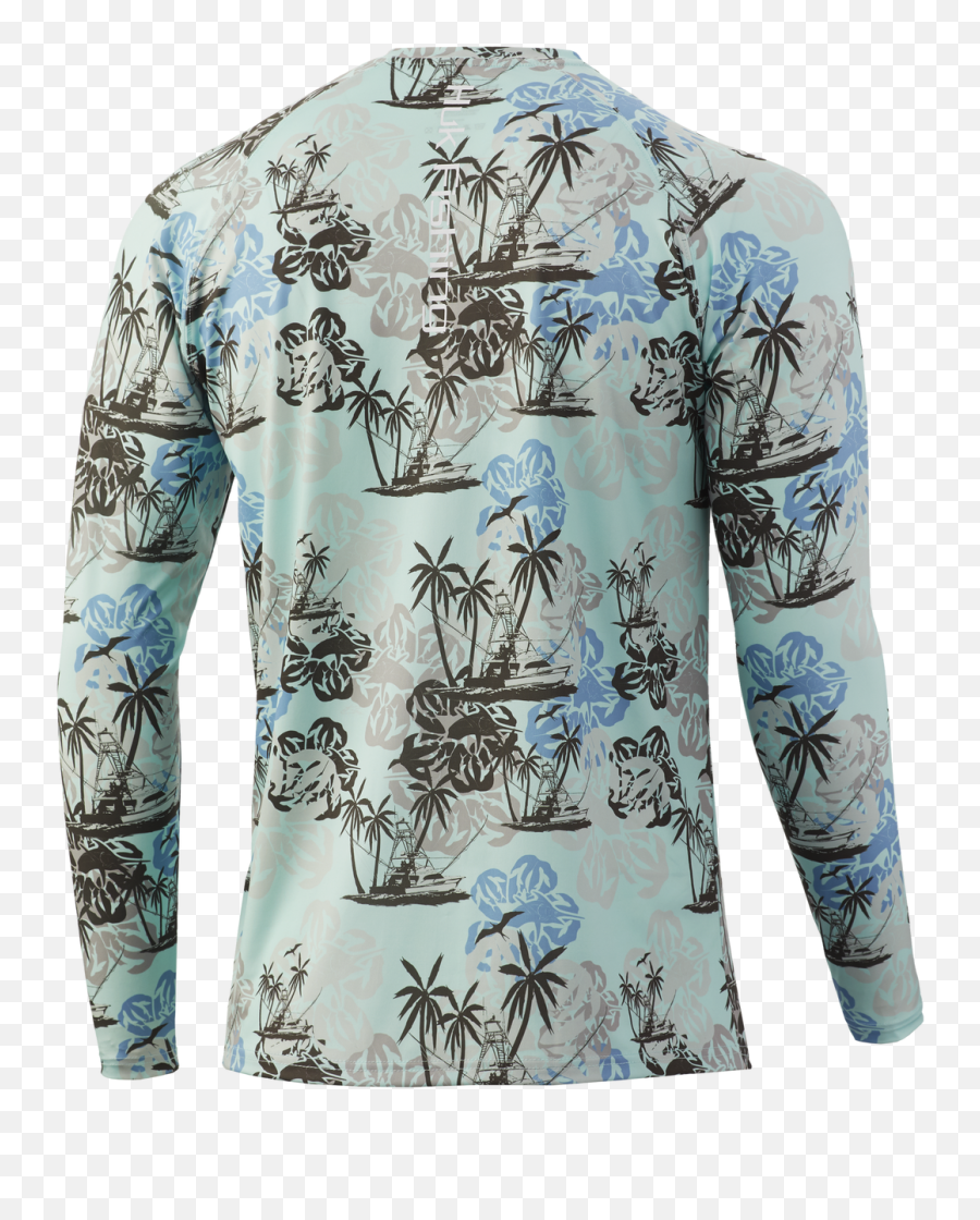 Huk Icon X Camo Long Sleeve Shirt H1200143 - Choose Your Long Sleeve Png,Huk Kryptek Icon Hoody