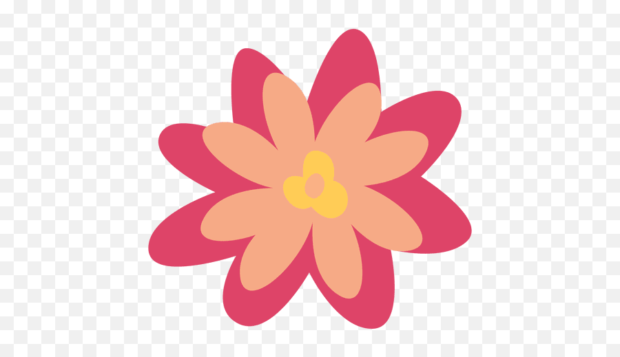 Transparent Png Svg Vector File - Vector Simple Flower Illustration,Simple Flower Png