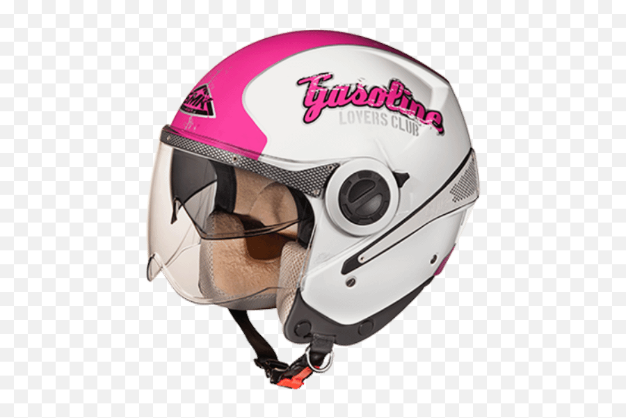 Smk Helmets Sirius Gasoline White Pink Great Deals - Smk Open Face Helmets Png,Pink And White Icon Helmet