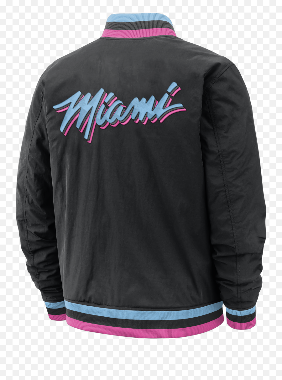 Nike Miami Heat Vice Nights Courtside Jacket U2013 Store - Miami Heat Courtside Jacket Png,Nike Icon Woven 2 In 1 Shorts Womens