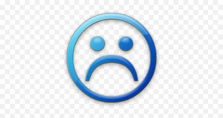 Free Blue Sad Smileys Download Png - Blue Sad Icon,Sad Icon Png