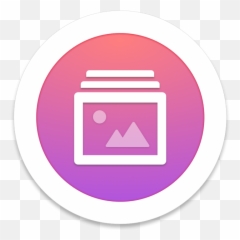 Pixfeed - Photo gallery for Instagram Facebook Twitter Pink Gallery Icon Png