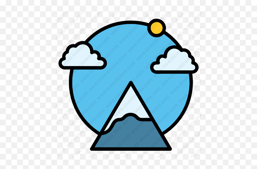 Download Mountain 2 Vector Icon Inventicons - Dot Png,Web Title Icon