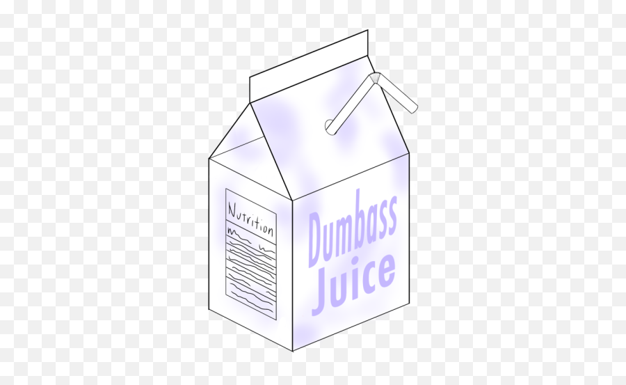 Dumbass Juice Box By The Year Of Fox Inktale - Paper Png,Juice Box Png