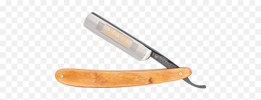 Dovo Black Star Straight Razor Brown Pakkawood Handle 58 - Dovo Png,Straight Razor Icon