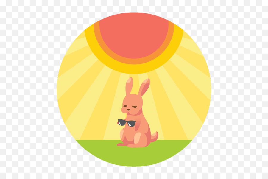 Messenger Stickers Weather Rabbit U2014 Wei - En Yang Png,Free Weather Icon Animated Gif