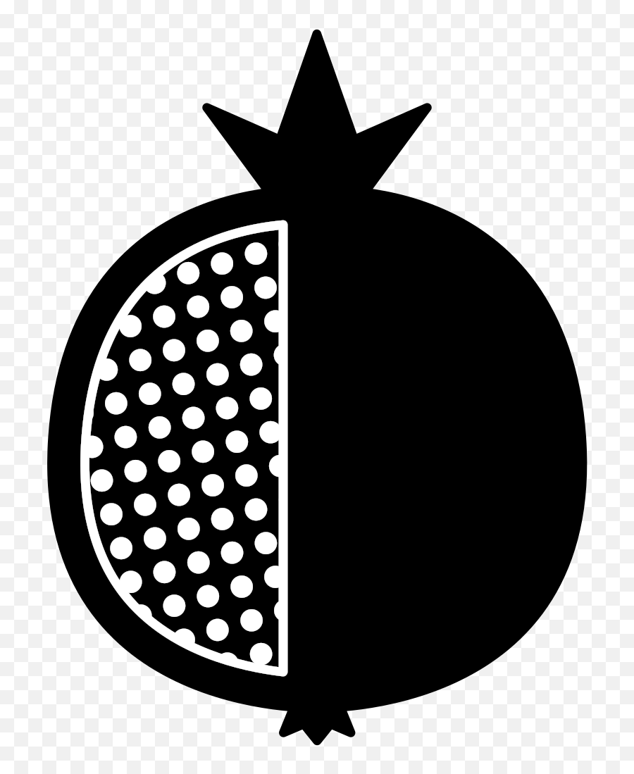 Filepomegranate Icon Black 01svg - Wikimedia Commons Pomegranate Svg Png,Pomegranate Transparent