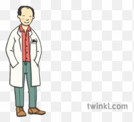 Male Scientist Illustration - Twinkl Standing Png,Scientist Png