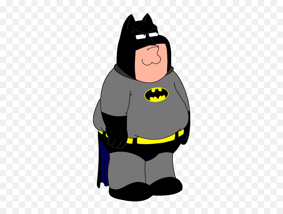 Peter Griffin - Batman Fat Man Bat Man Full Size Png Peter Griffin Family Guy,Fat Man Png