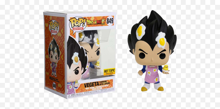 Funko Pop Animation - Vegeta W Apron 849 Hot Topic Exclusive Vegeta Cooking Funko Png,Vegeta Icon