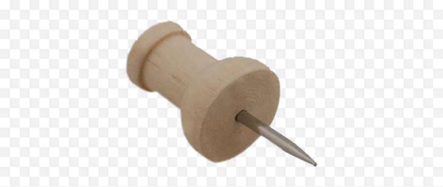 Wooden Push Pin Transparent Png - Wooden Push Pin,Push Pin Transparent Background