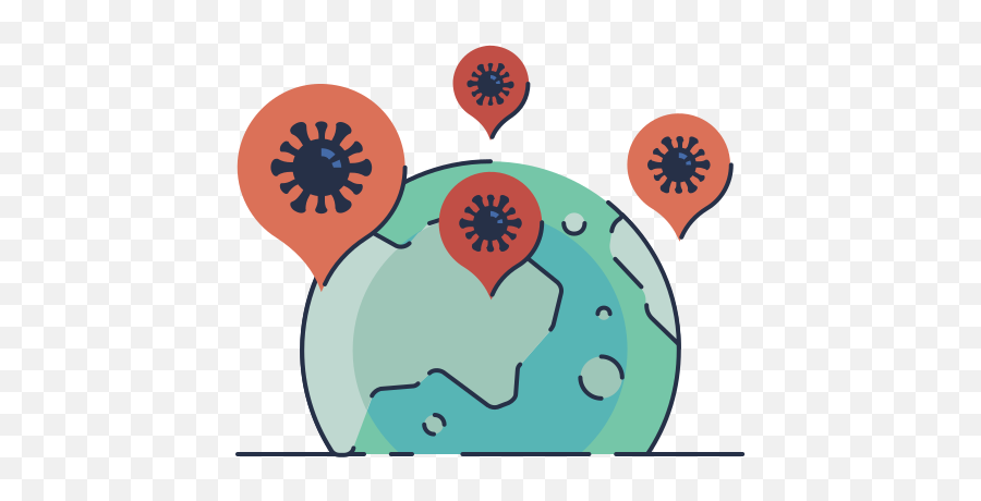 Spread Virus Disease Infection Global International - Global Covid 19 Icon Png,Infectious Disease Icon