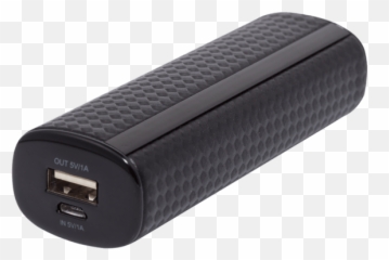 Fashionista Power Bank 2600 Mah Nero Grafite The Kase - Portable png