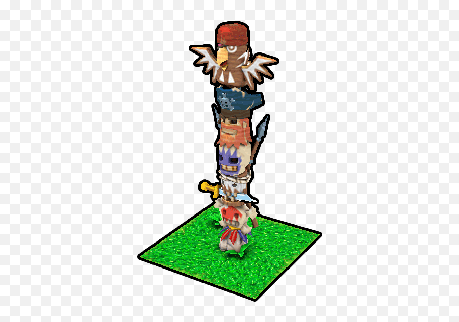 Voodoo Totem Pole - Plunder Pirates Wiki Cartoon Png,Totem Pole Png