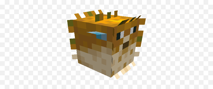 Collection Of Free Minecraft Transparent Pufferfish Png Background