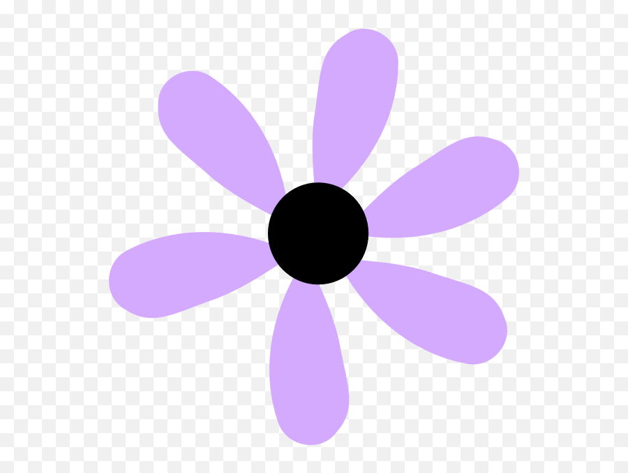 Lilac Flower Clipart - Cute Flower Clipart Purple Png,Cute Flower Png