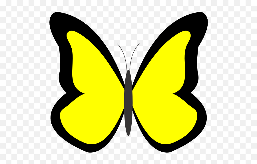 Yellow Butterfly Clipart Free Images - Yellow Butterfly Clipart Png,Yellow Butterfly Png