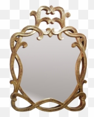 Download Twist Mirror Frame - Circle Png Image With No End Table,Mirror Frame Png
