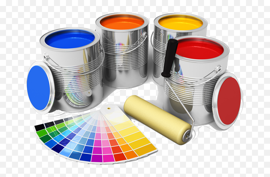 Paint Buckets - Color Paint Cans Png,Paint Bucket Png