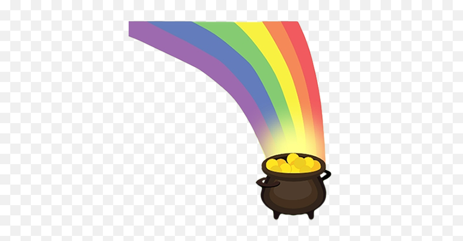 Picture - Transparent Rainbow Pot Of Gold Png,Pot Of Gold Png