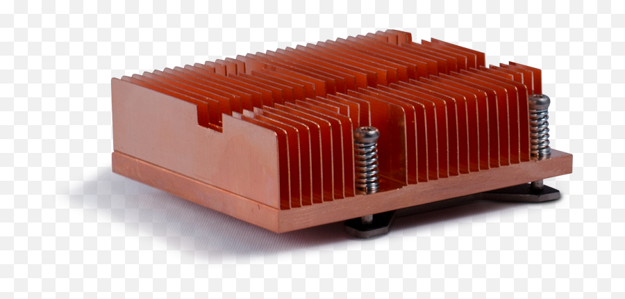 Download Skived Copper Heatsink With Backplate And Push Pins - Wood Png,Push Pin Png