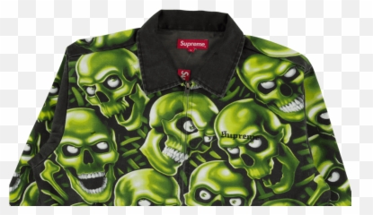 Download Supreme Skull Pile Work Jacket - Three 6 Mafia Skull Png,Pile Of Skulls Png