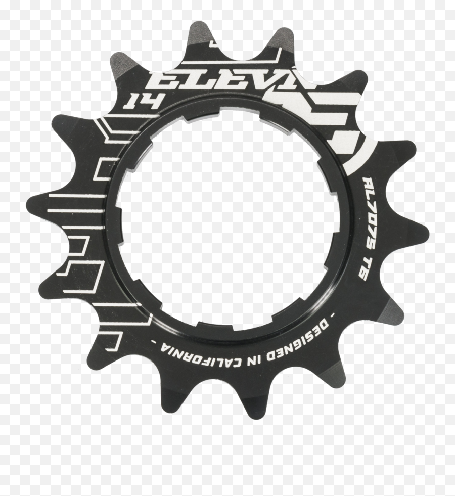 Black 17t Bmx Cog Single Speed By Excess Steel 332 - Cog Fixed Gear 15t Png,Cogs Png