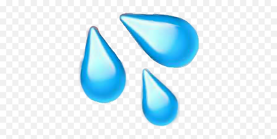 Download Wetemoji Emoji Wet Raindrop - Blue Rain Drop Png,Rain Emoji Png
