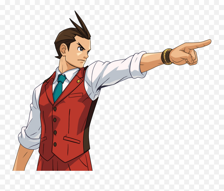 Apollo Justice Ace Attorney Objection - Apollo Justice Gif Png,Objection Png