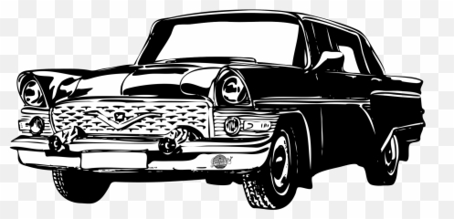 Car Luxury Transprent Png Free Download Family - Old Classic Drawing