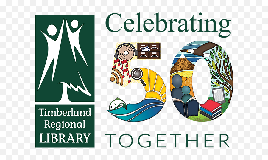 Timberland Regional Library 50th Anniversary Logo - 50 Anniversary Logos Png,Anniversary Logo