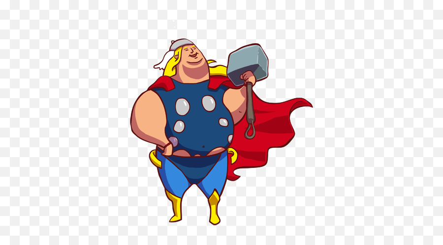 Welcome To New Asgard U2013 God Among Geeks - Superhero Fat Png,Thor Comic Png